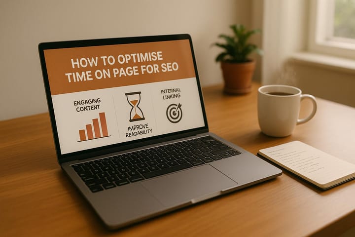 How To Optimise Time On Page For SEO Feature image